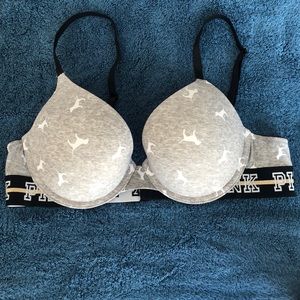 Pink Victoria secret bra